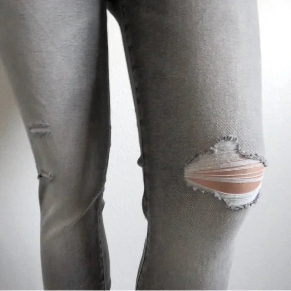 KUT from the KLOTH Jeans DISTRESSED Connie Fab Ab Ankle Skinny Plus Size 14 NWT - Picture 4 of 9